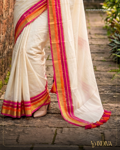 Pure Mul Cotton Saree