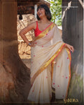 Mul Cotton Saree - Indiva By Silva